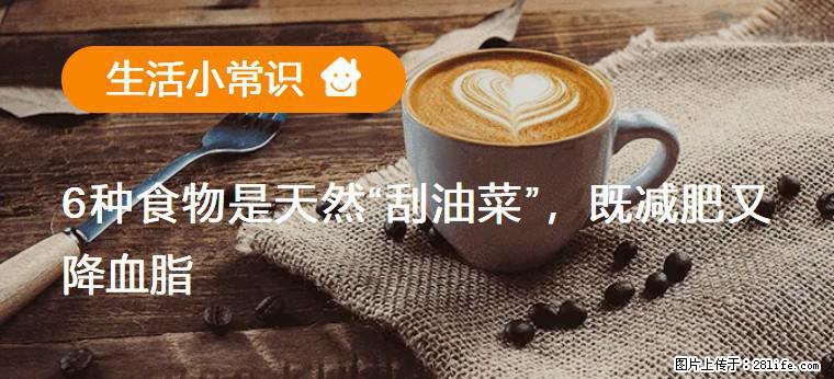 【生活小常识】6种食物是天然“刮油菜”,既减肥又降血脂 - 威海生活资讯 - 威海28生活网 weihai.28life.com